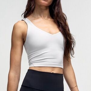 White Lululemon align tank top